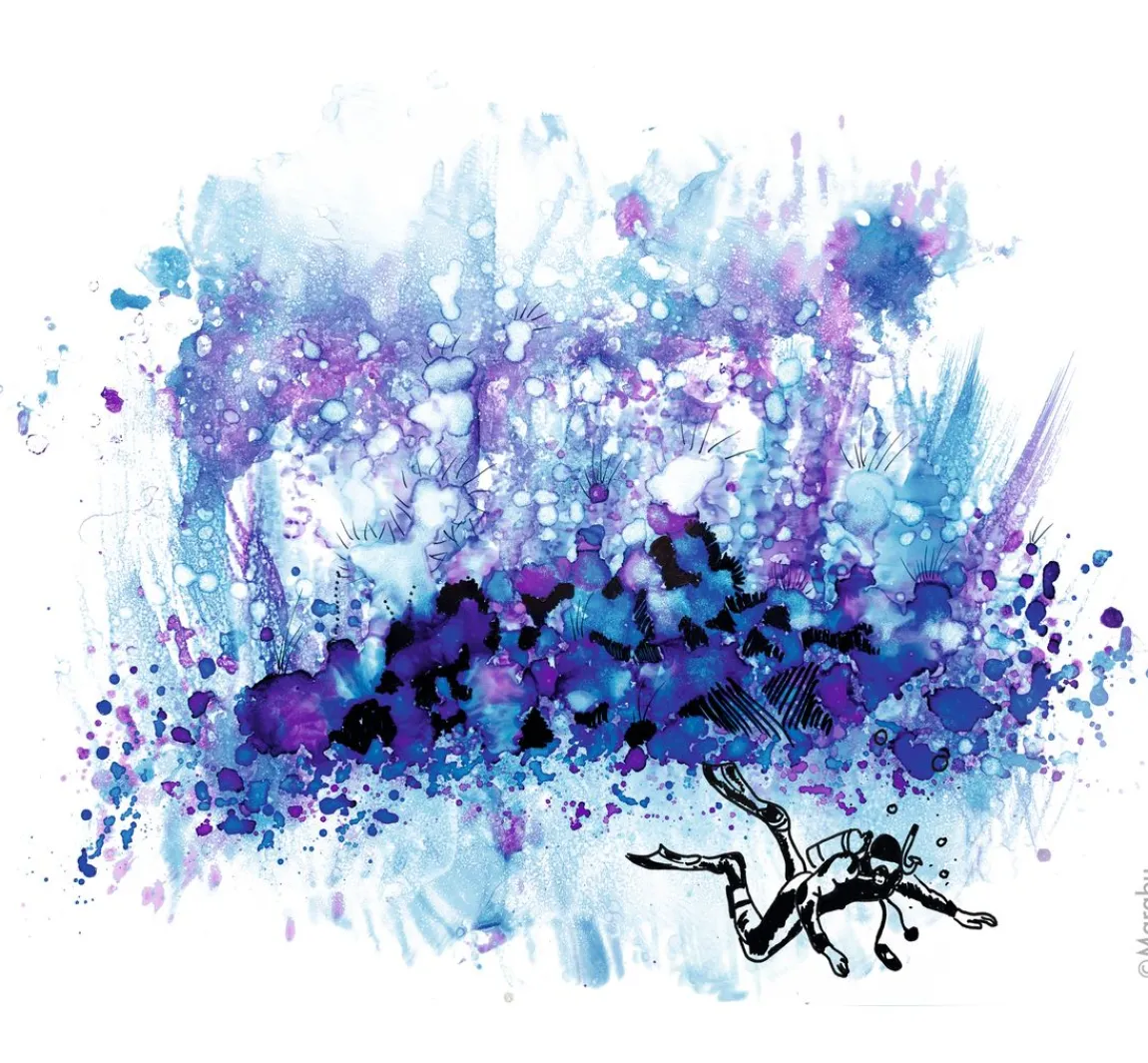 Best Marabu Alcohol Ink-Set "UNDERWATER"