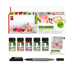 Online Marabu EASY MARBLE-Set "NEON"