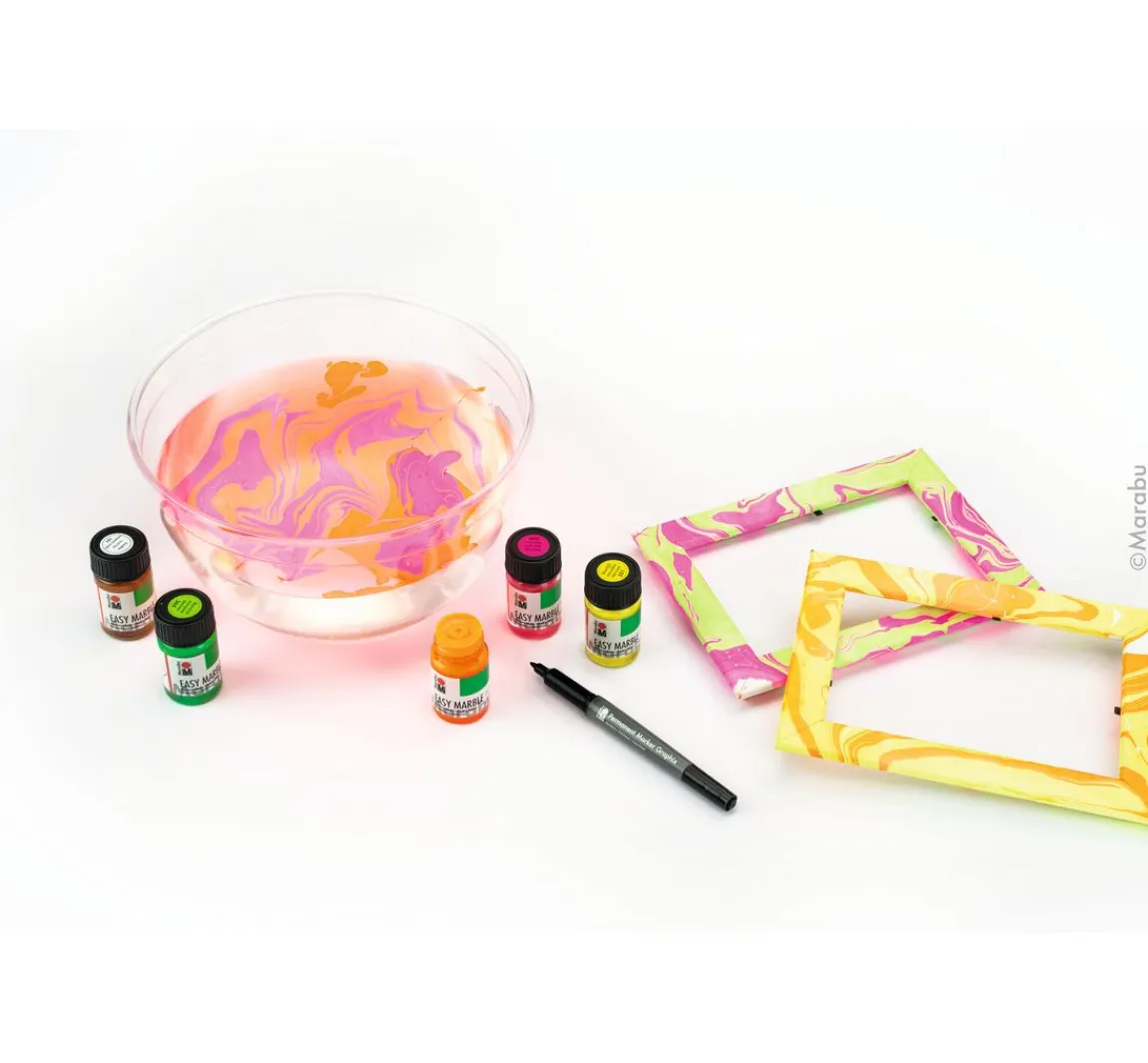 Online Marabu EASY MARBLE-Set "NEON"