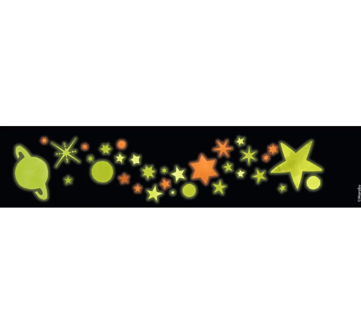 Best Marabu GLOW IN THE DARK-Set "STARS"