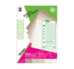 Outlet Marabu Green Papierblock Nature Mix, DIN A4