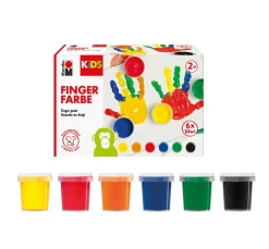 Hot Marabu KIDS FINGERFARBE 6ER SET