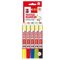 Sale Marabu KIDS TEXTILMARKER, 5er-Set