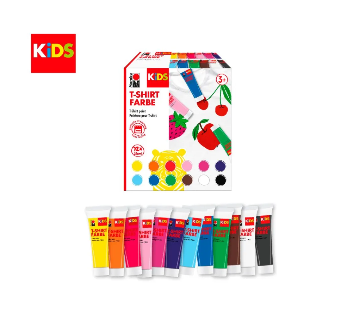 Best Marabu KiDS "T-Shirt Farbe", 12 x 36 ml