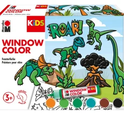 Outlet Marabu KiDS Window Color Set "Dinosaurier"