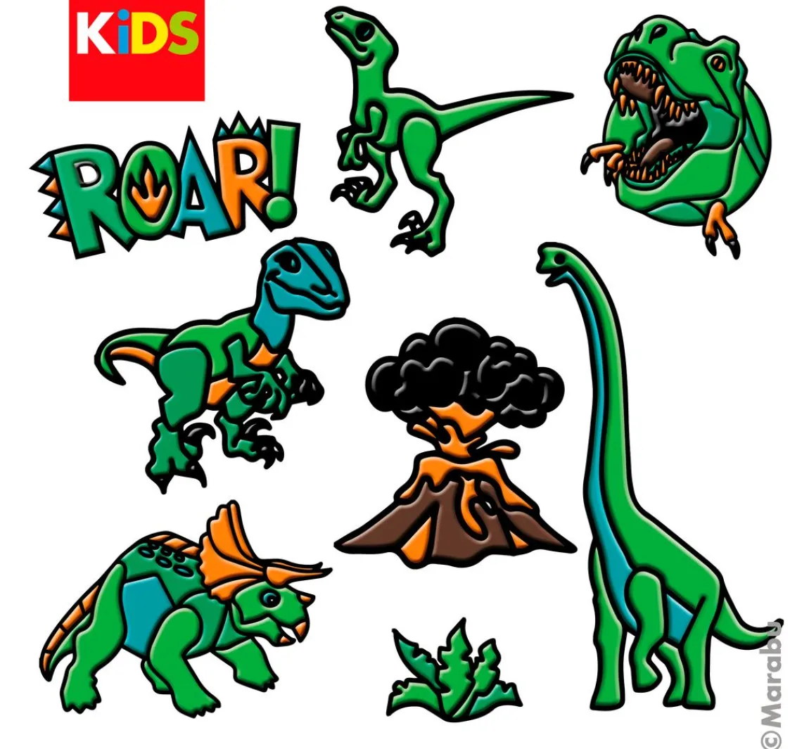 Outlet Marabu KiDS Window Color Set "Dinosaurier"