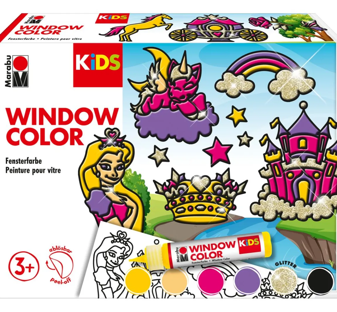 Marabu KiDS Window Color Set "Prinzessin"