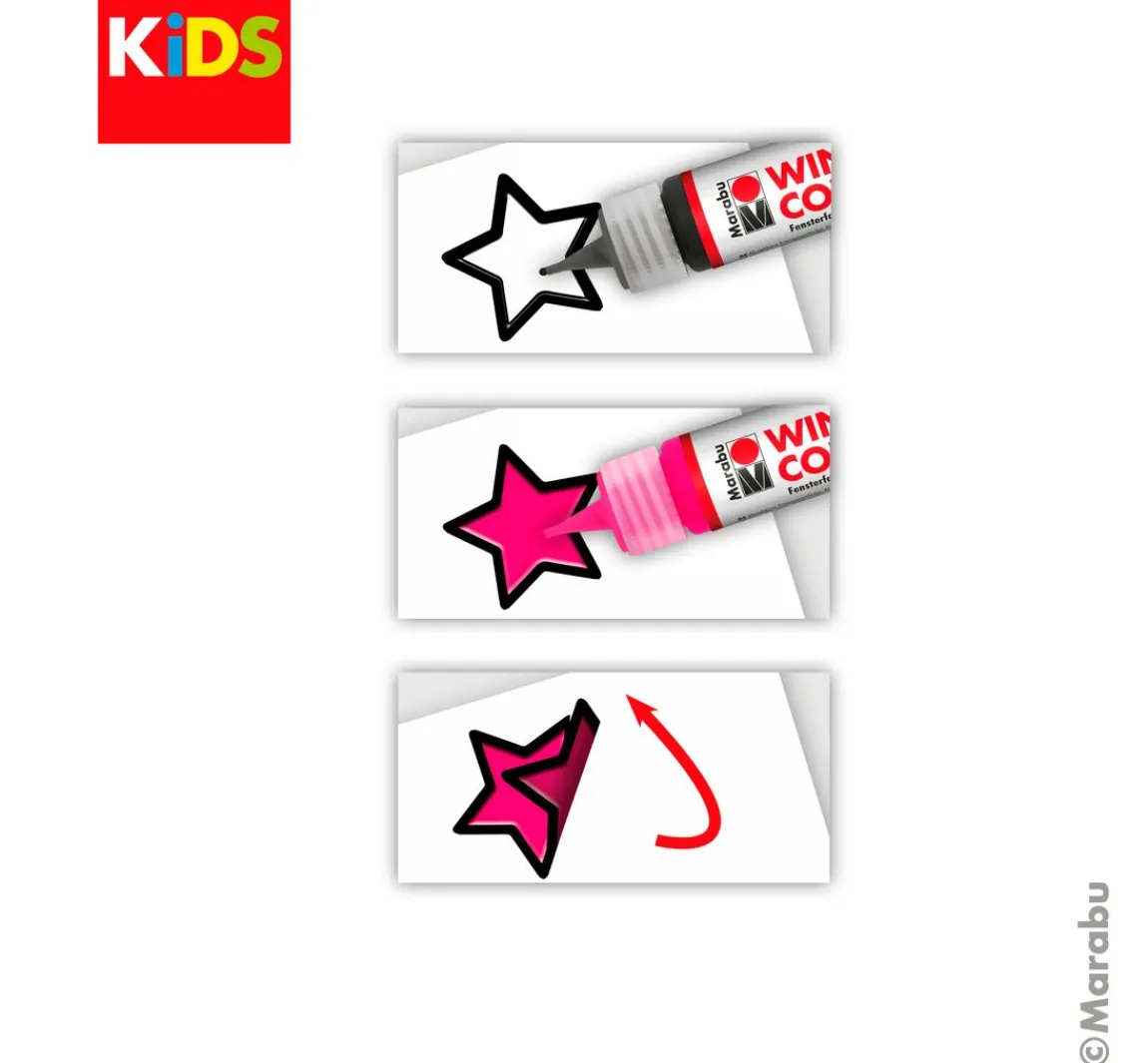 Marabu KiDS Window Color Set "Prinzessin"