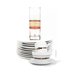 Hot Marabu Porcelain & Glass "Painter", 5er-Set