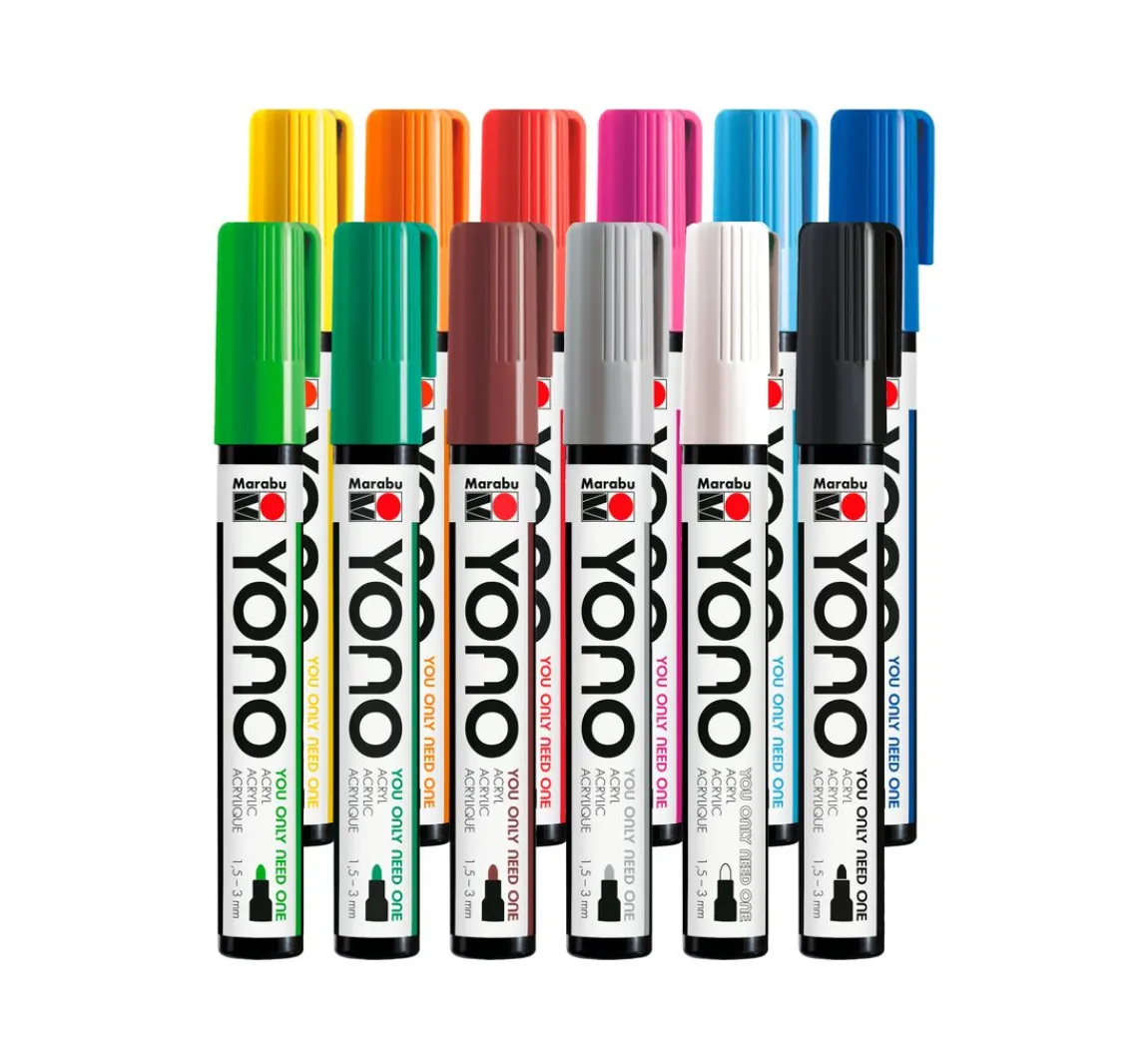 New Marabu YONO Marker-Set "ADVANCED"