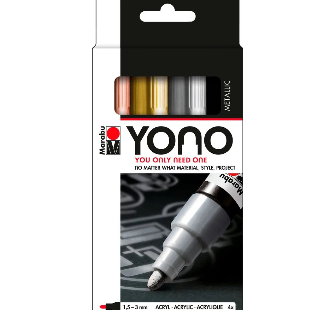 Sale Marabu YONO Marker-Set "METALLIC"