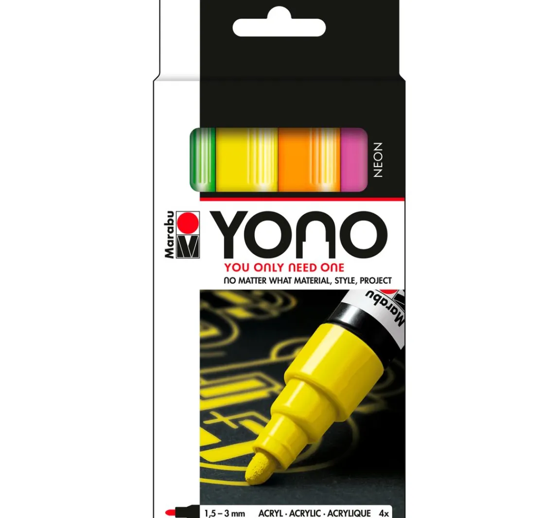 Hot Marabu YONO Marker-Set "NEON"