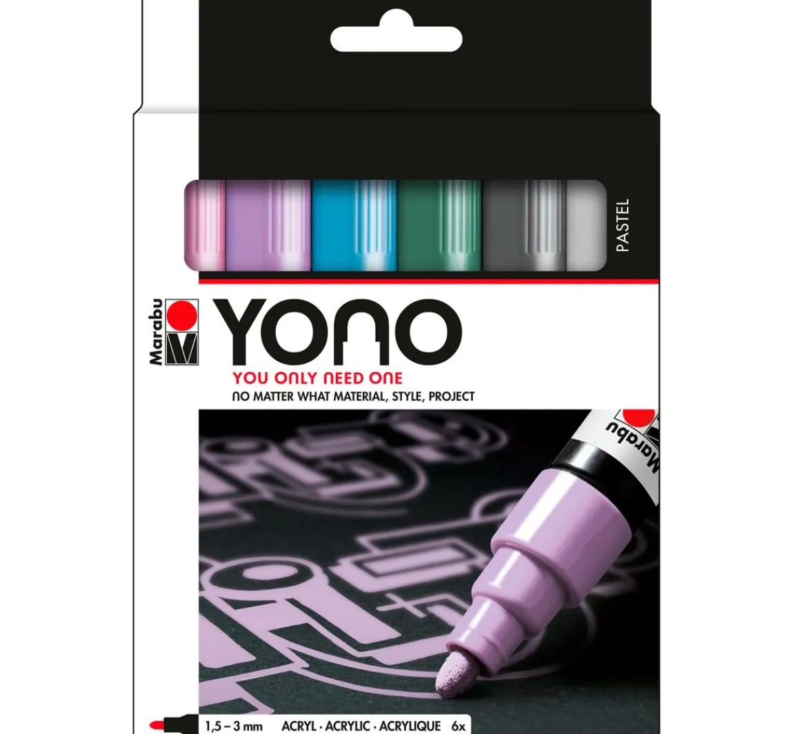 New Marabu YONO Marker-Set "PASTEL"