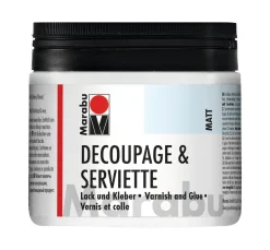New Marabu -Serviettenlack + Kleber, matt, 500ml