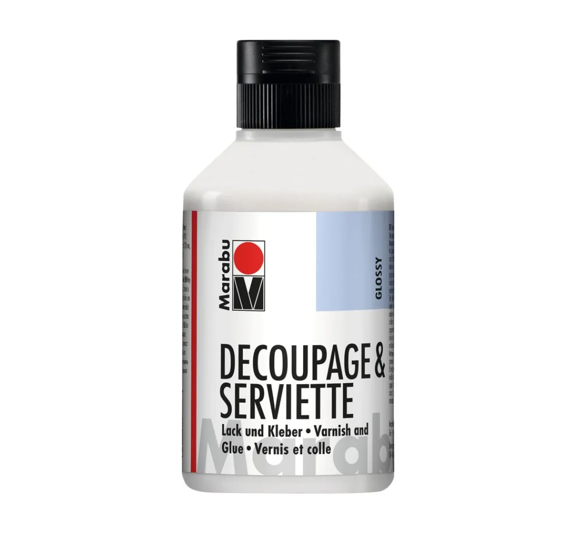Marabu -Serviettenlack + Kleber, glänzend, 250ml