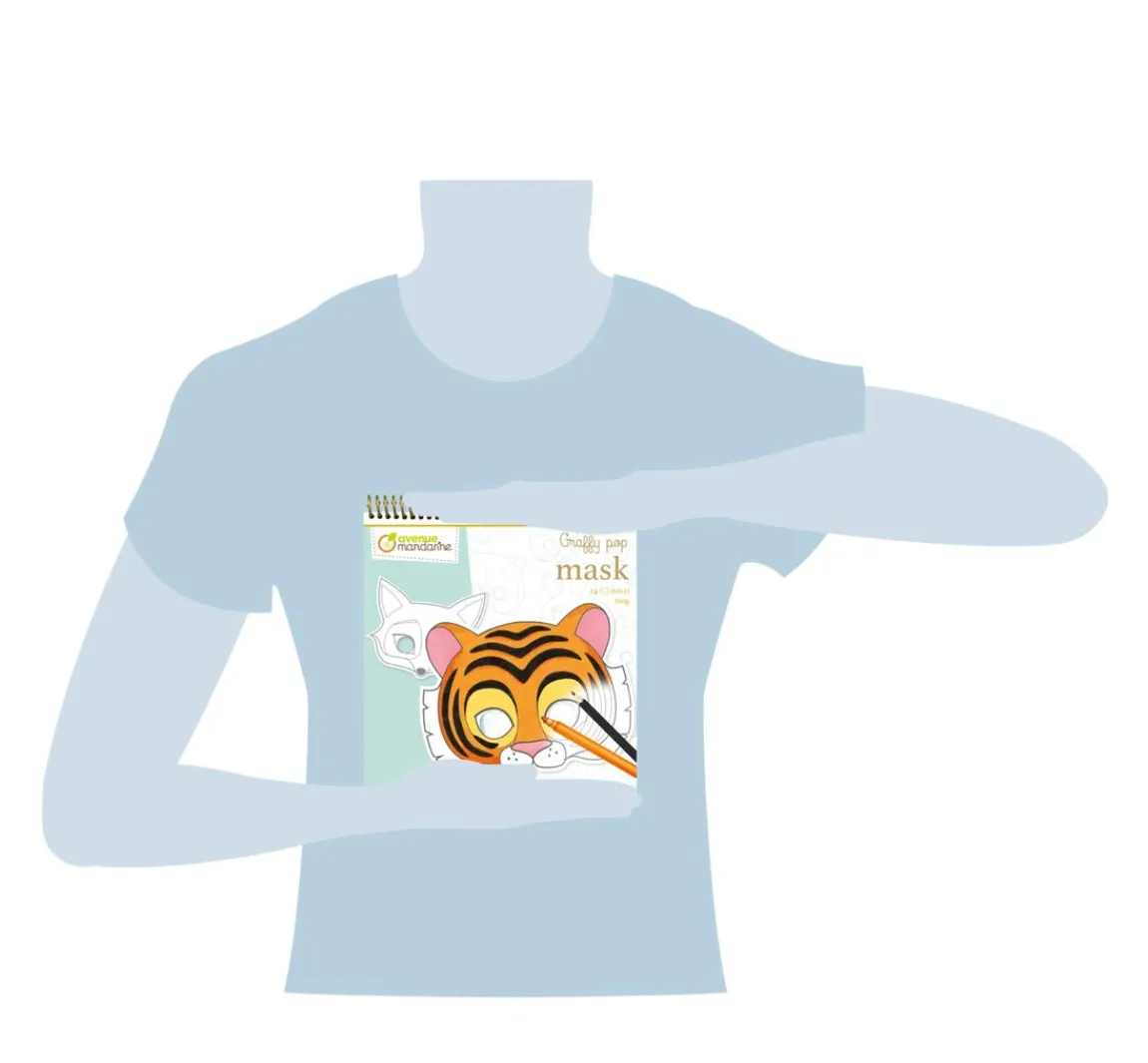 Online My Mandarine Maskenmalbuch Graffy Pop "Tiere"