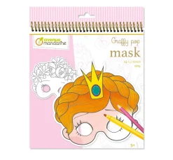 New My Mandarine Maskenmalbuch Graffy Pop "Mädchen"