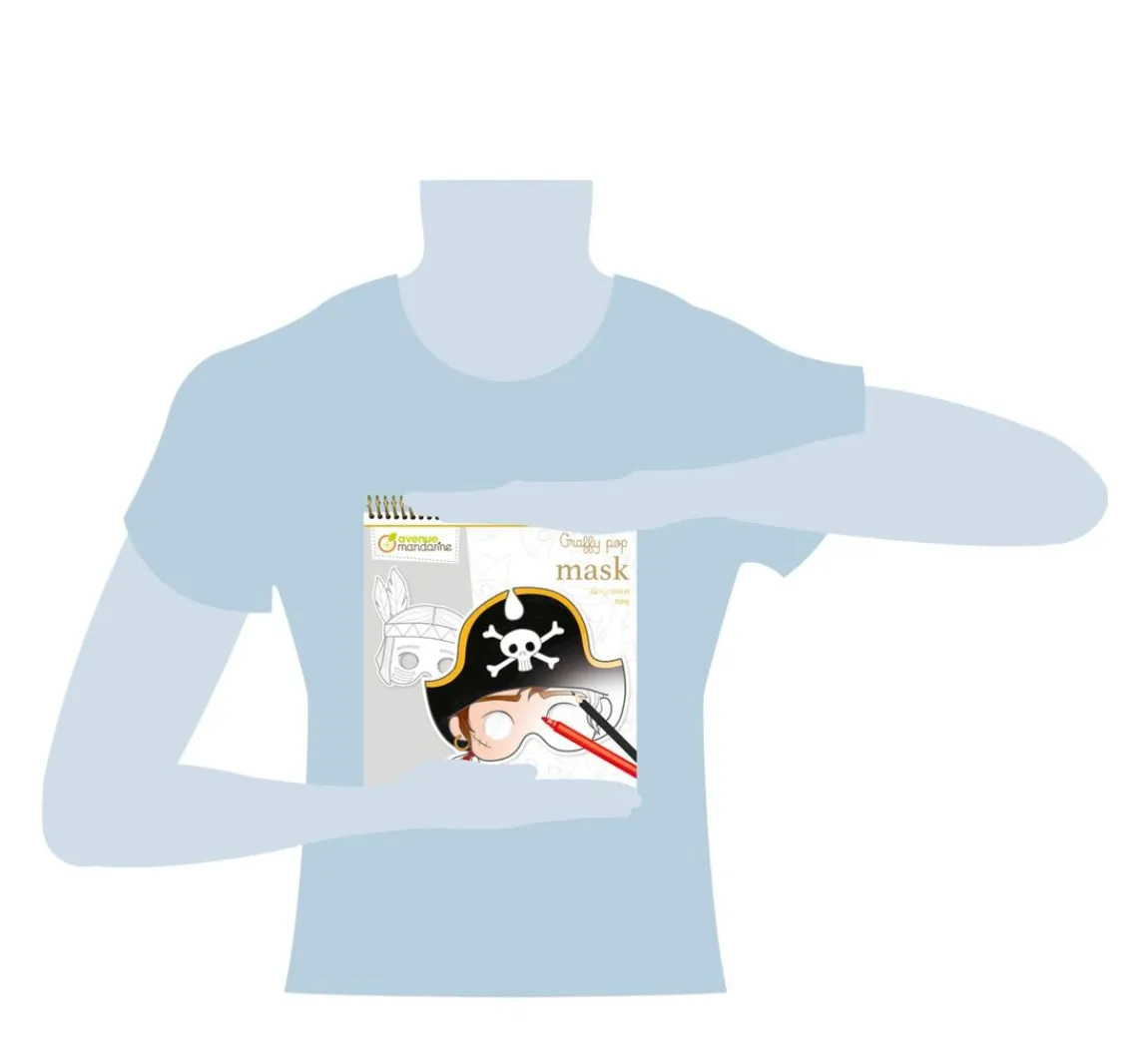 Outlet My Mandarine Maskenmalbuch Graffy Pop "Jungen"