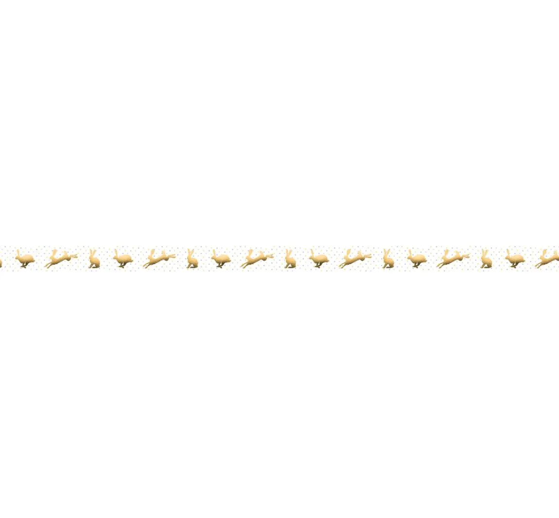 Discount URSUS Masking Tape "Hasen, gold"