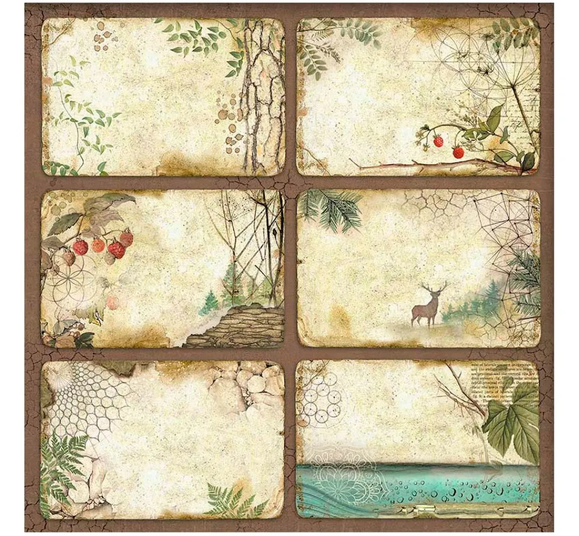 Hot Stamperia Maxi Scrapbook-Block "Forest"