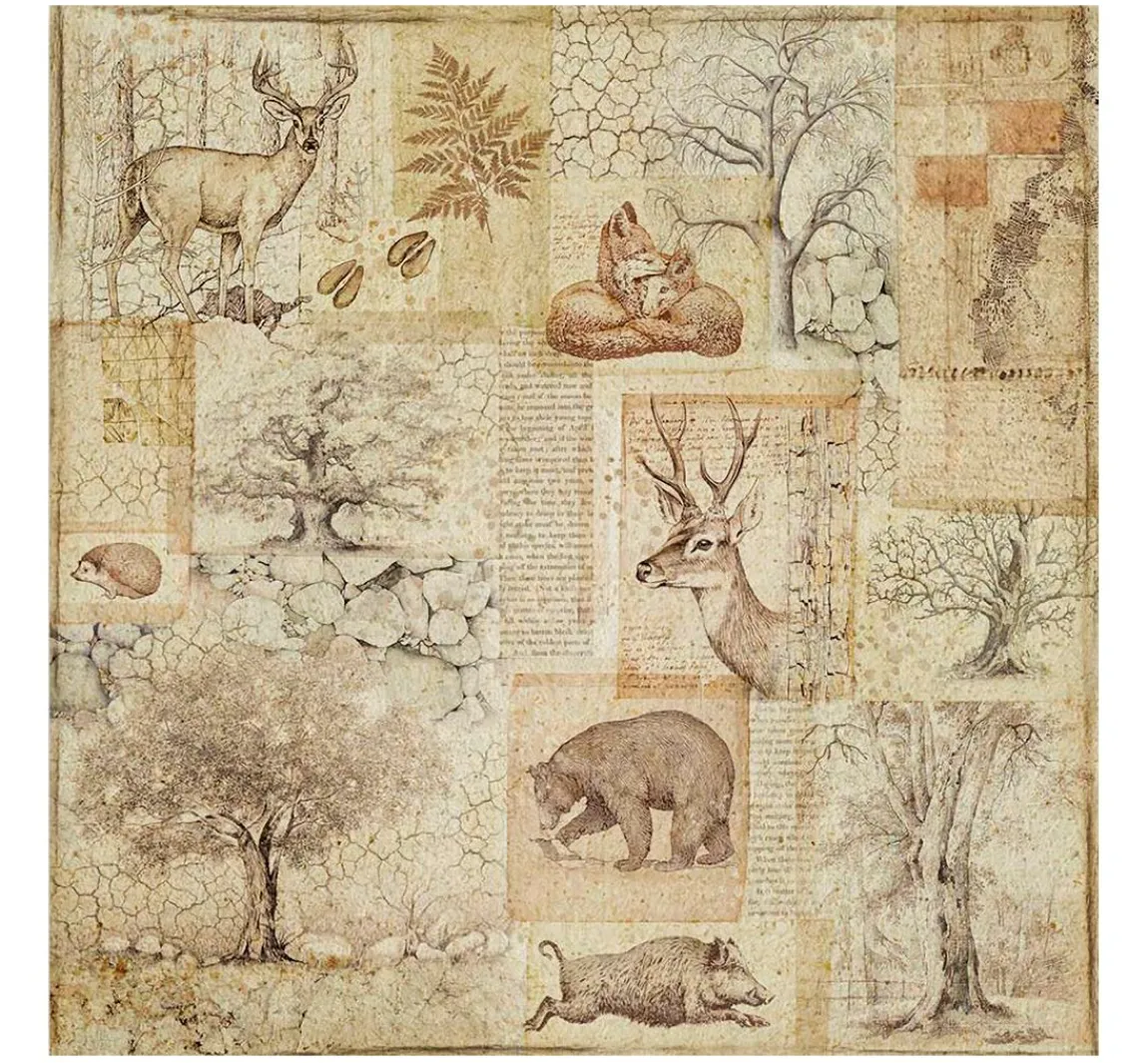 Hot Stamperia Maxi Scrapbook-Block "Forest"
