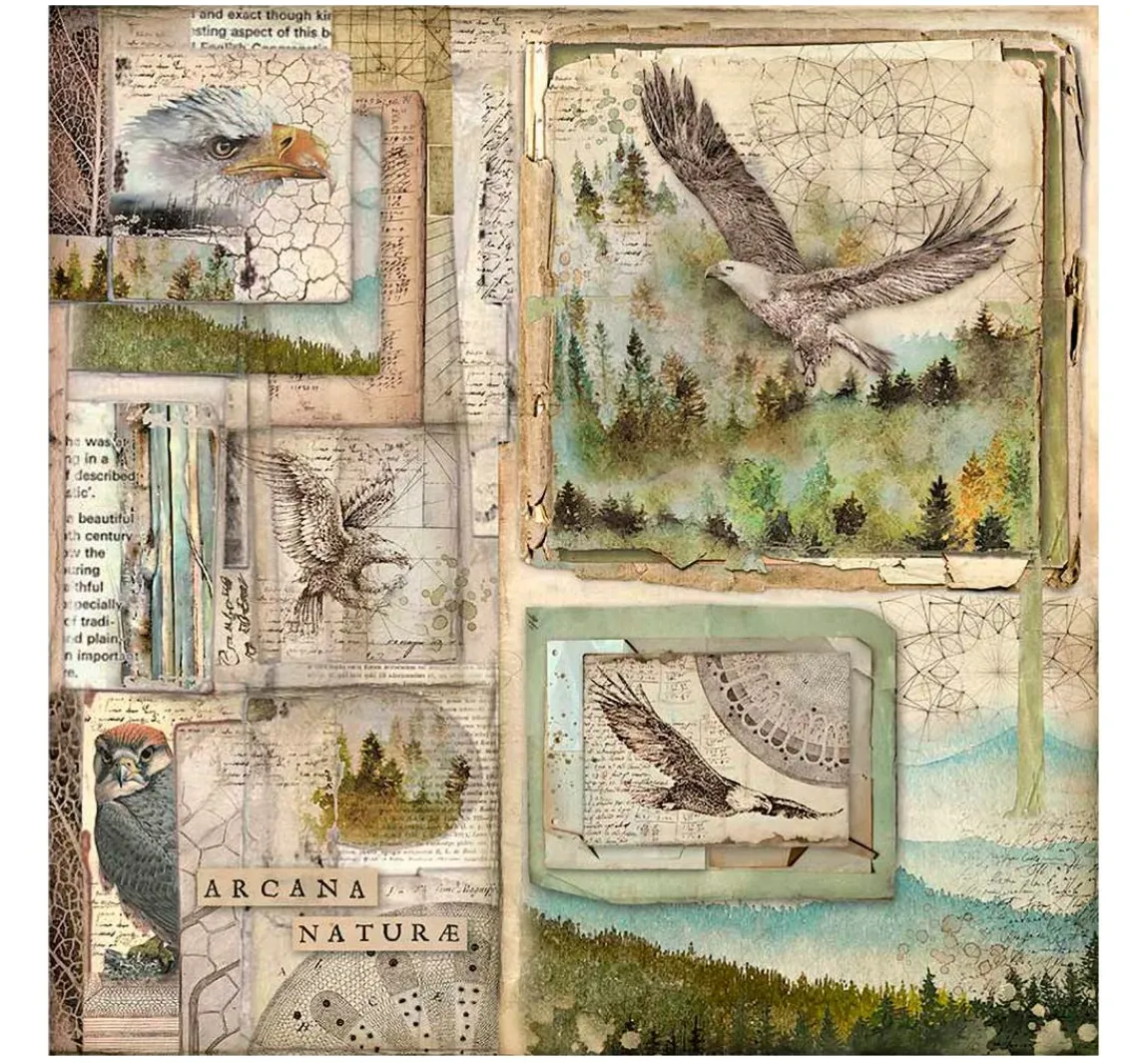 Hot Stamperia Maxi Scrapbook-Block "Forest"