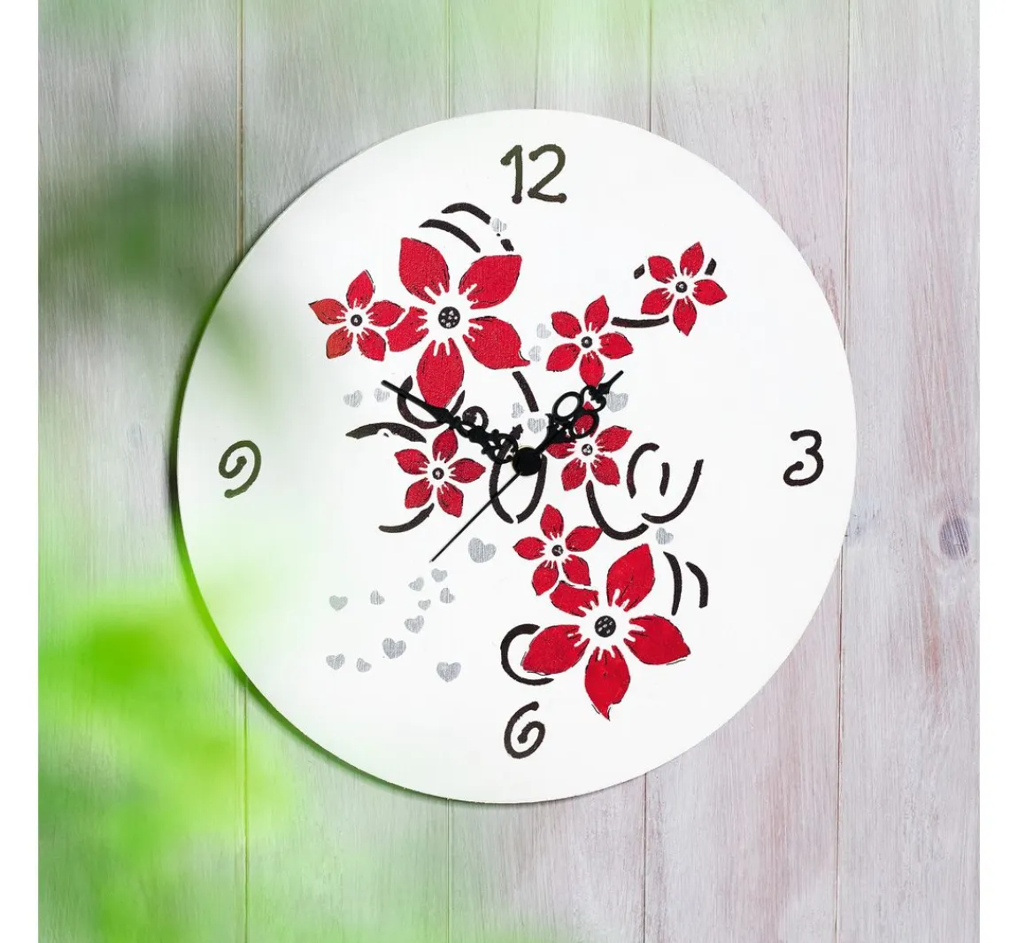 Online Rayher MDF-Platte "Wanduhr"