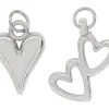 Clearance Rayher Metall Charms Herzen