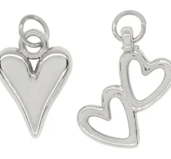 Clearance Rayher Metall Charms Herzen