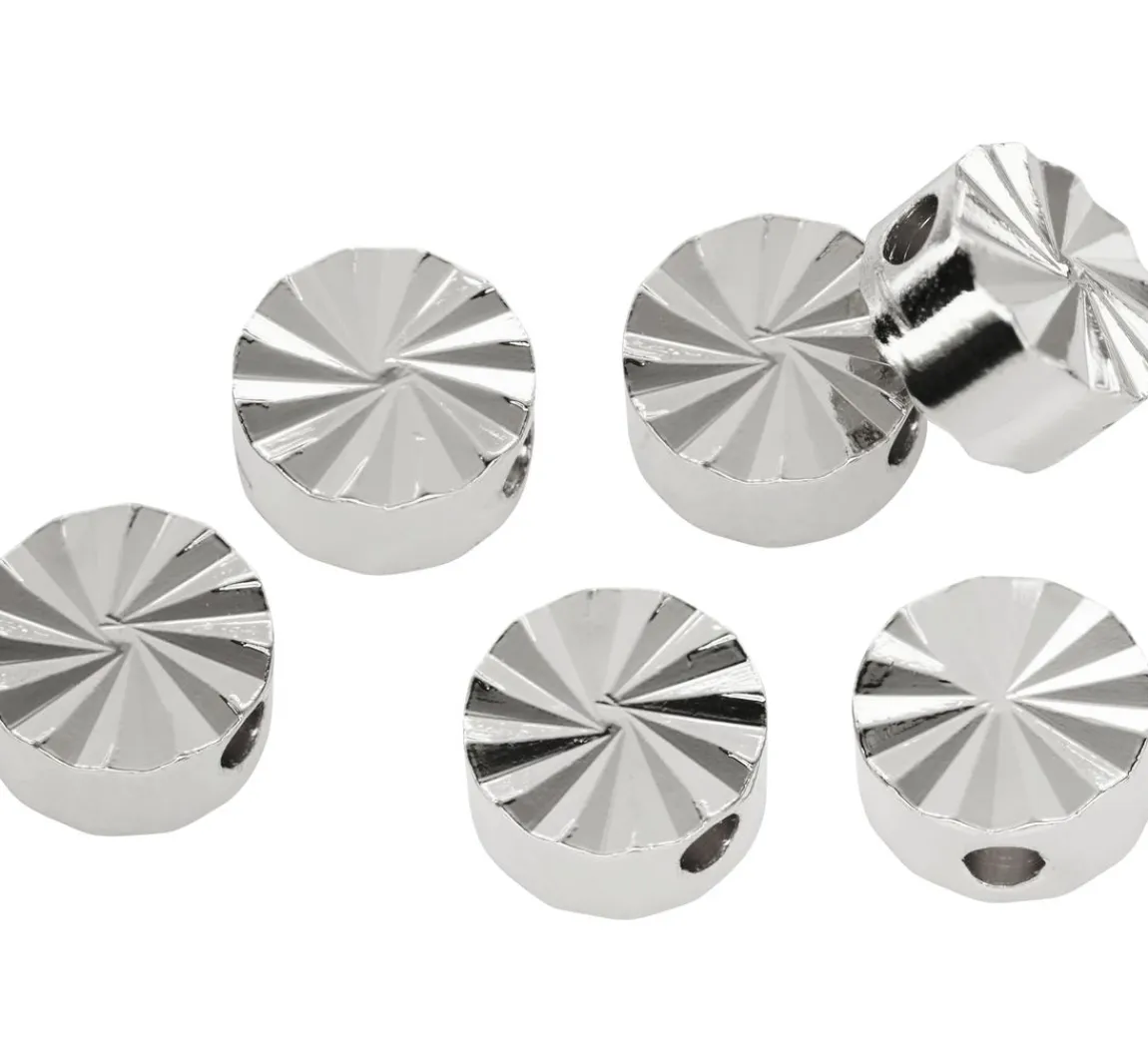 Clearance Rayher Metall Perlen rund geschliffen