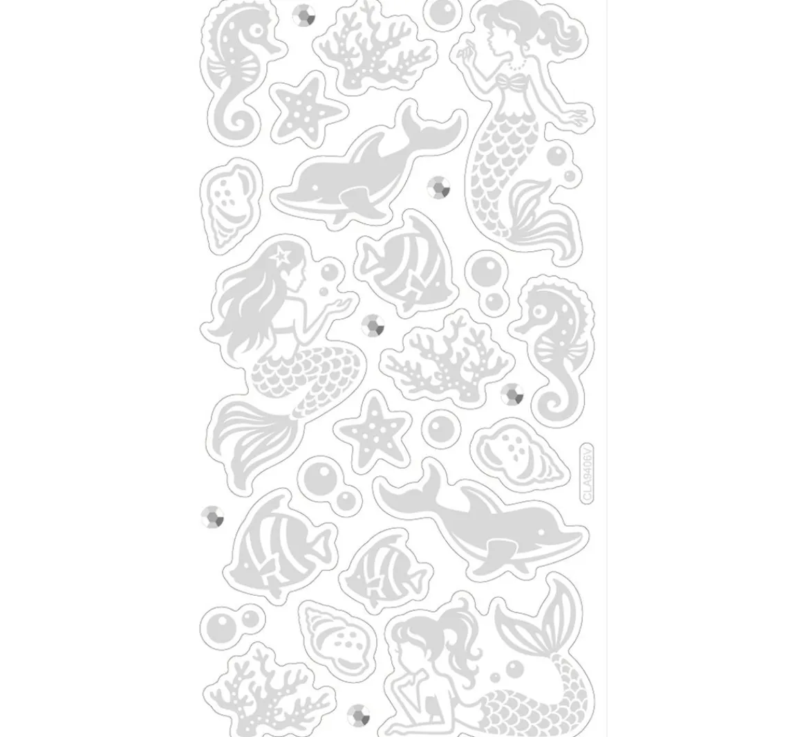 New folia Metallic Sticker "Meerjungfrau"