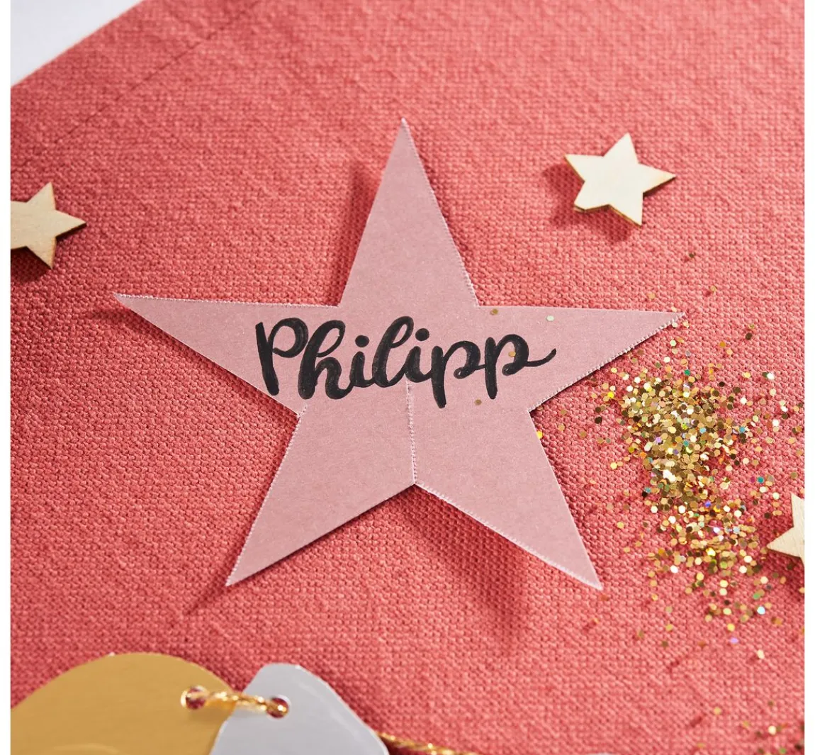 Best FINDit Metallic- und Glitzerpapier-Mix, A4, 32 Blatt