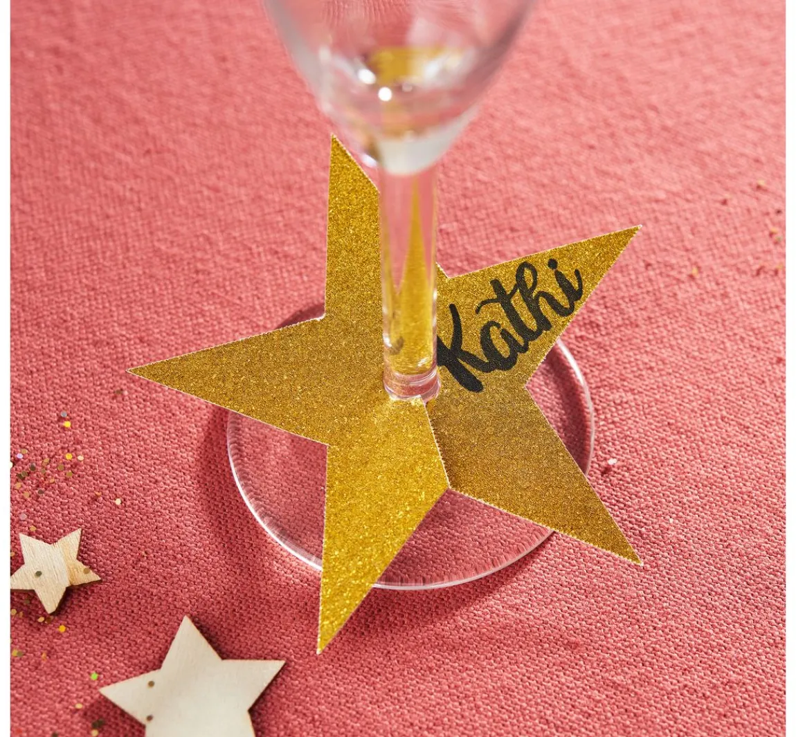 Best FINDit Metallic- und Glitzerpapier-Mix, A4, 32 Blatt