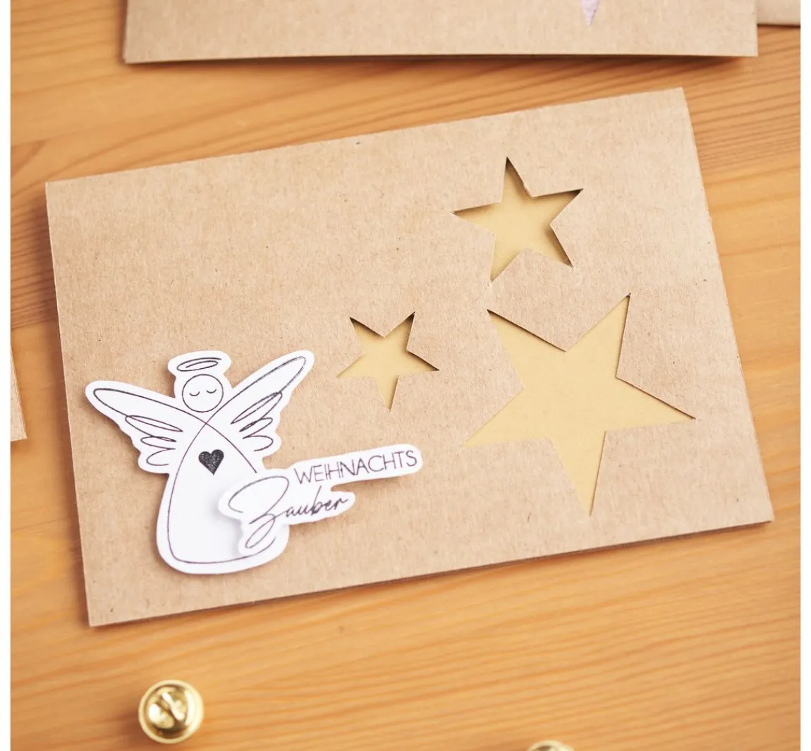 Best FINDit Metallic- und Glitzerpapier-Mix, A4, 32 Blatt