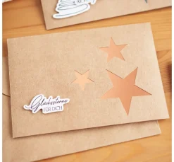 Best FINDit Metallic- und Glitzerpapier-Mix, A4, 32 Blatt