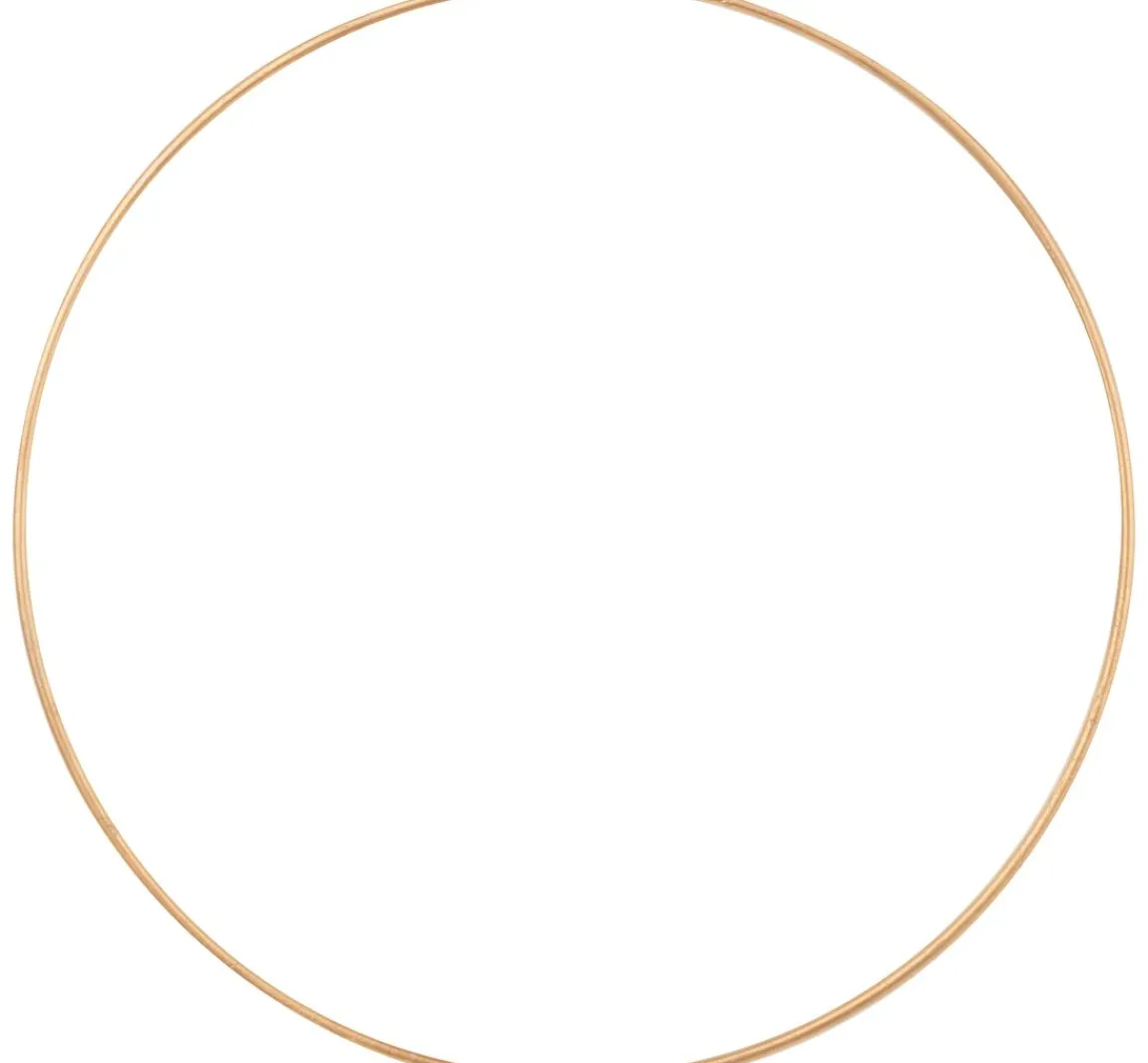 HobbyFun Metallring "Kreis", Goldfarben