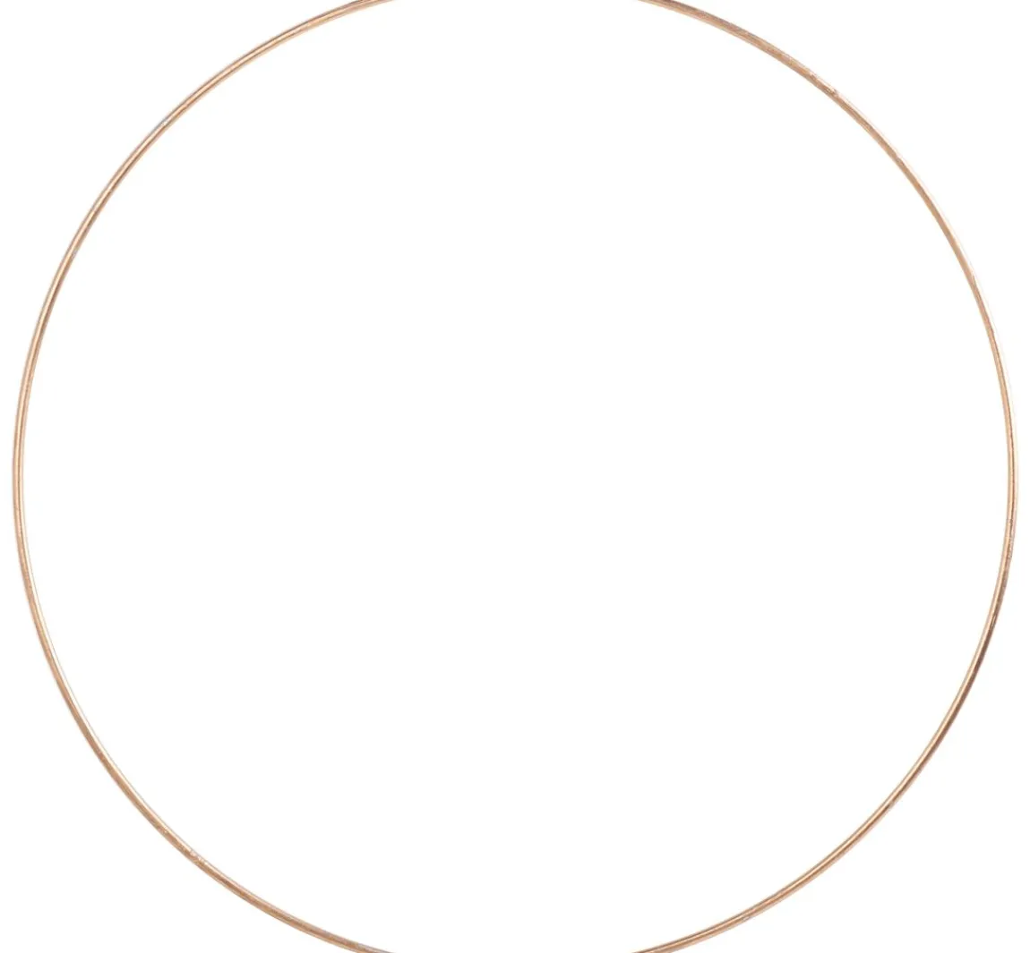 HobbyFun Metallring "Kreis", Goldfarben