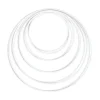 Clearance Rayher Metallring "Kreis", Weiß, 10er-Set