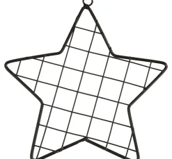 Sale ohne Marke Metallring Stern "Gitter"