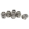 Clearance UIT Metall-Schmuckperle "Blume", 6 Stück