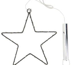 ohne Marke Metall-Stern mit LED-Mini-Lichter inkl. Timer 6/18 Std.