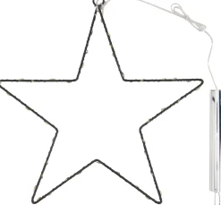 ohne Marke Metall-Stern mit LED-Mini-Lichter inkl. Timer 6/18 Std.
