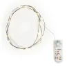 Clearance ohne Marke Micro LED Lichterkette, mit Timer, schwarzer Draht, 20 LEDs