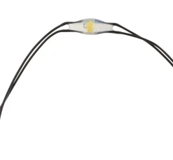 Clearance ohne Marke Micro LED Lichterkette, mit Timer, schwarzer Draht, 20 LEDs