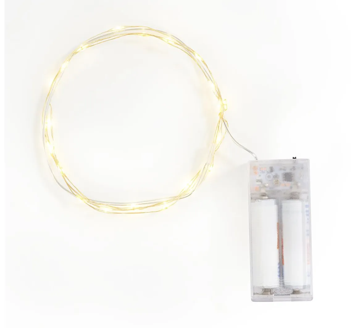 Online ohne Marke Micro-LED-Lichterkette mit Timer 6/18Std., 20 LEDs