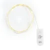 Best ohne Marke Micro-LED-Lichterkette, mit Timer, goldfarbener Draht, 20 LEDs