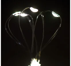 New ohne Marke Micro-LED-Lichterkette, mit Timer, schwarzer Draht, 30 LEDs