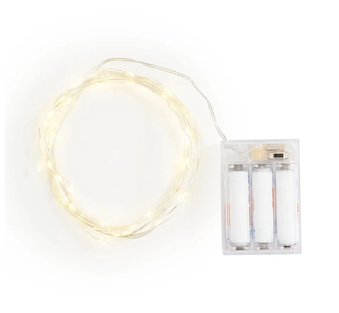 ohne Marke Micro-LED-Lichterkette, 5-strängig, mit Timer