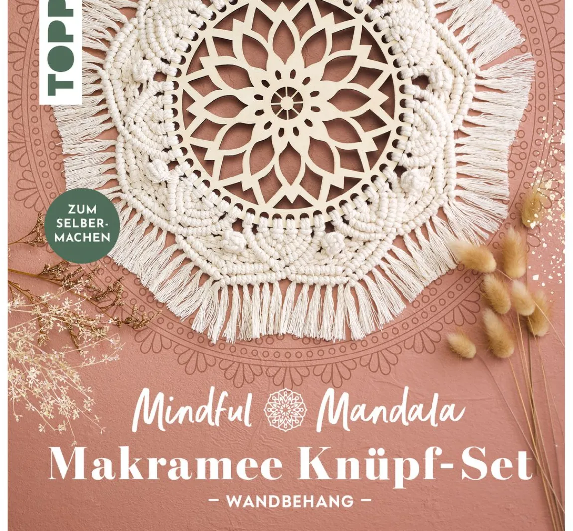 Online Topp Mindful Mandala - Makramee-Knüpf-Set "Wandbehang"