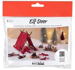 Clearance creativ company Mini Bastelset Wichteltür "Campen gehen"